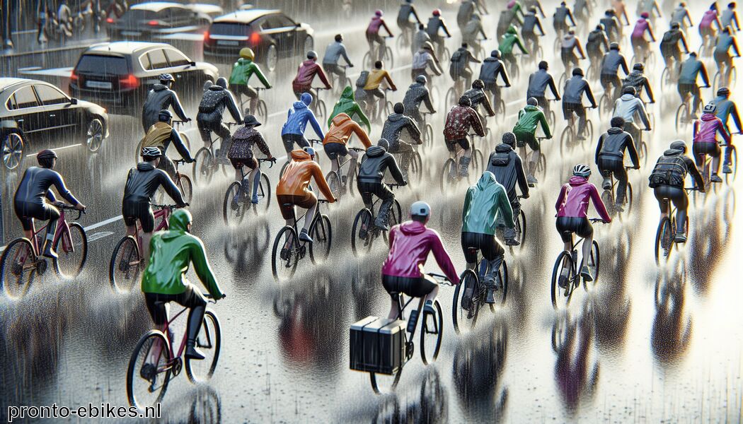 Pas je snelheid aan voor veiligheid - Fietsen in de regen: wat je moet weten